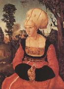 Lucas Cranach the Elder Anna Putsch,First Wife of Dr.johannes (mk45) painting
